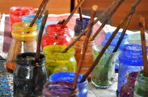 paint-in-jars